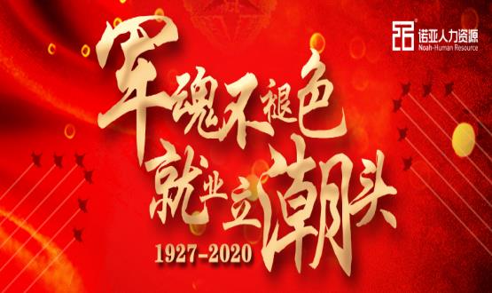 軍魂不褪色，就業(yè)立潮頭！熱烈慶祝中國人民解放軍建軍93周年！